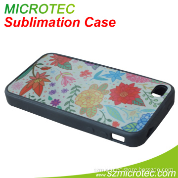 Sublimation Rubber Photo Case for iPhone 4